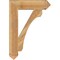 Ekena Millwork Legacy Arts & Crafts Rough Sawn Bracket, Western Red Cedar, 6"W x 28"D x 40"H BKT06X28X40LEC03RWR - alternate 2